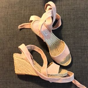 NWOT Splendid Nude Espadrille Wedge